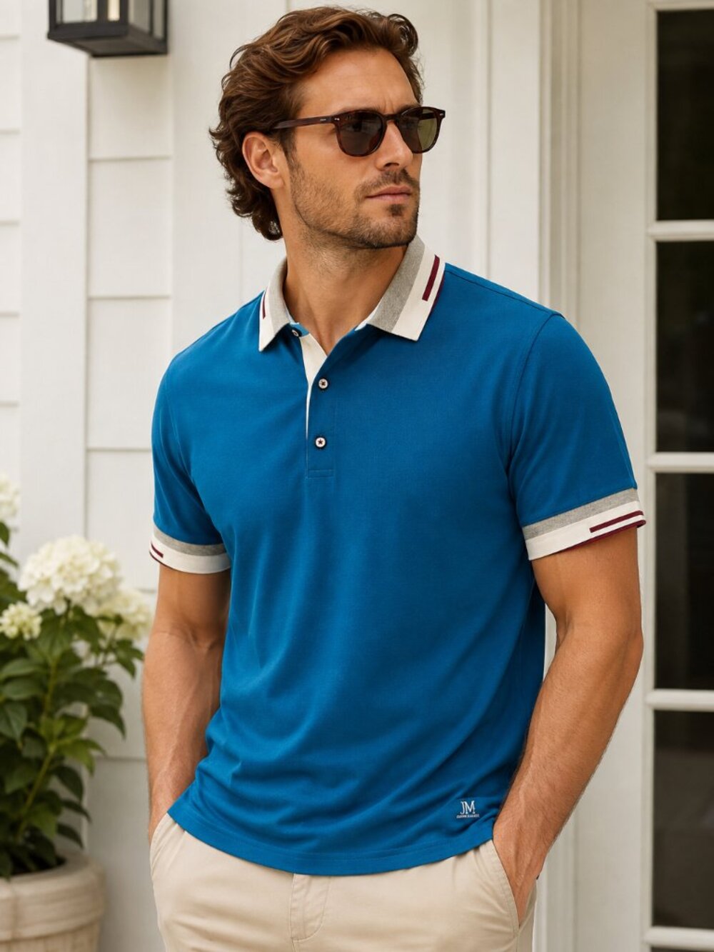 Jaxson Maximus Performance Polo Men's NWOT Coastal Golf Athletic Shirt